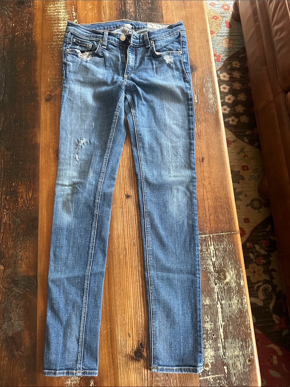 Rag & Bone Women's Blue Slim Fit Jeans